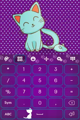 Kitty Keyboard Theme android App screenshot 9