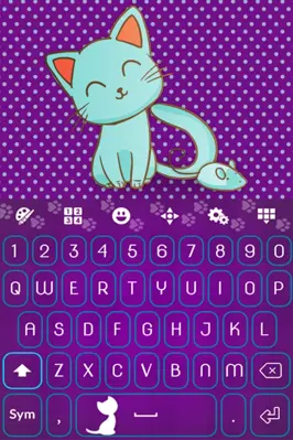 Kitty Keyboard Theme android App screenshot 11